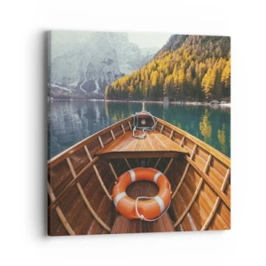 Vászonkép - Hegyi kirándulás - 40x40 cm