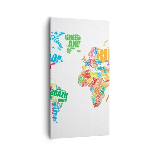 Vászonkép - Mindannyiukat megszeretném ismerni - 55x100 cm