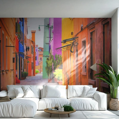 Fotótapéta Standard Eco - Szivárványos sikátor - Város, Velence, Építészet - 300x210 cm