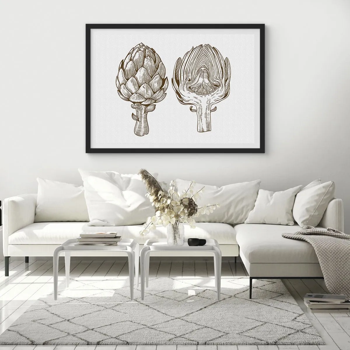 Poszter fehér keretben - Anatómia lecke - 100x70 cm