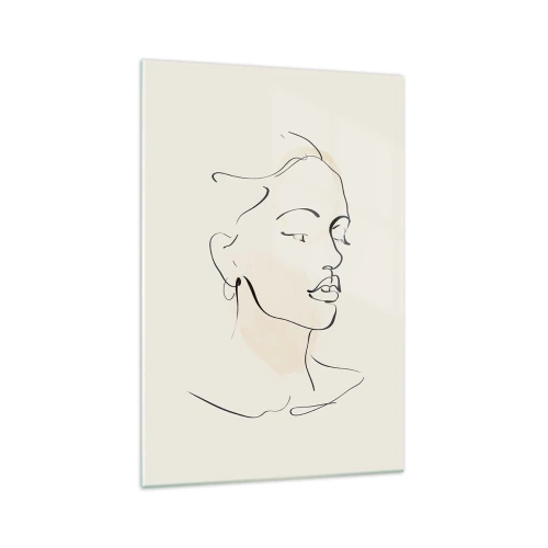 Üveg kép - Bizonyos vonallal - 70x100 cm