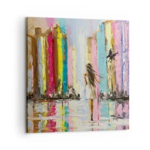 Vászonkép - Kövessél - 60x60 cm