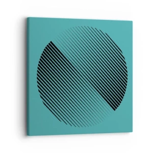 Vászonkép - A kör - egy geometriai variáció - 30x30 cm
