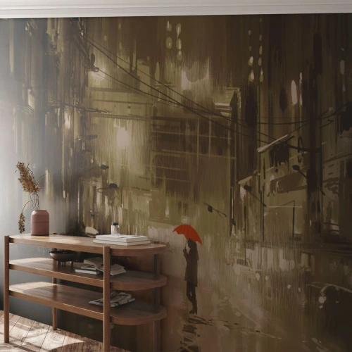 Fotótapéta Standard Eco - Egyedül, de nem magányosan - Város, Nő, Építészet - 150x105 cm