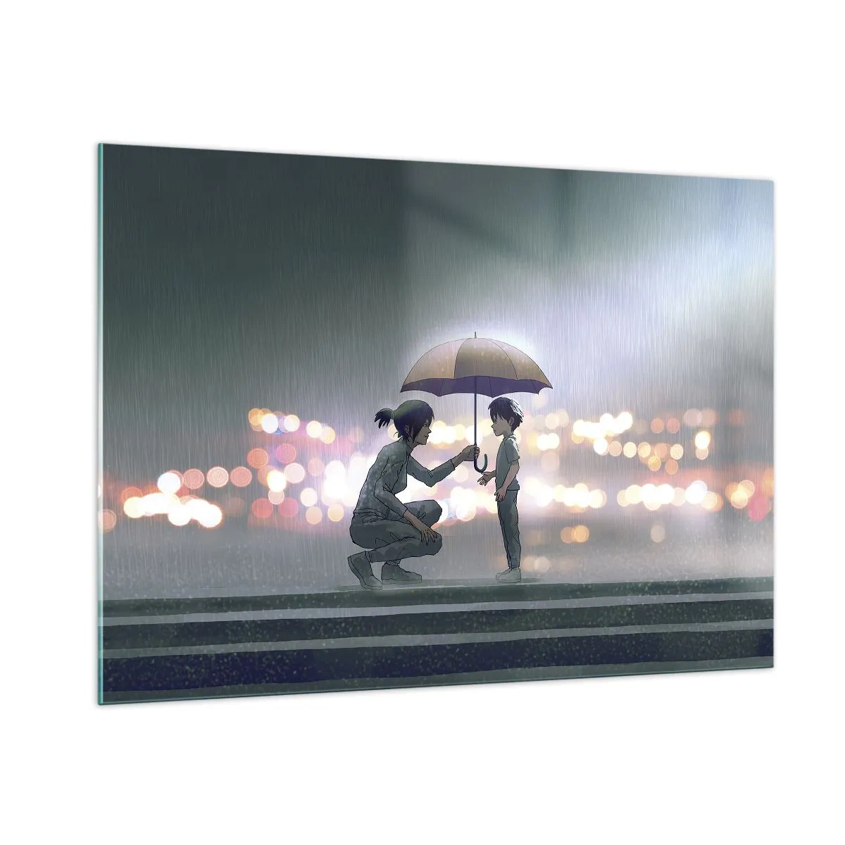 Üveg kép - És most minden rendben - 100x70 cm