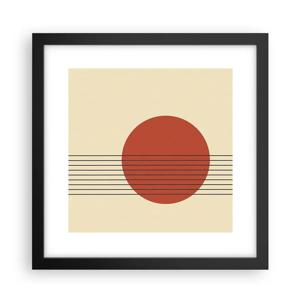 Poszter fehér keretben - Körbe és tovább - 30x30 cm