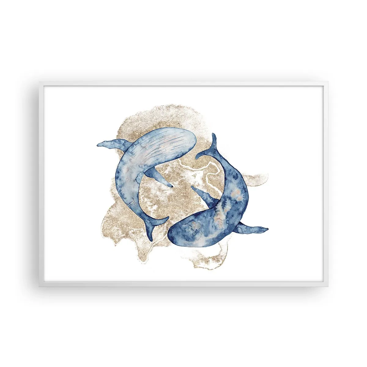 Poszter fekete keretben - Barátság vagy szerelem? - 100x70 cm