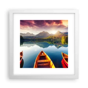 Poszter fekete keretben - Semmi a természet ellen - 30x30 cm