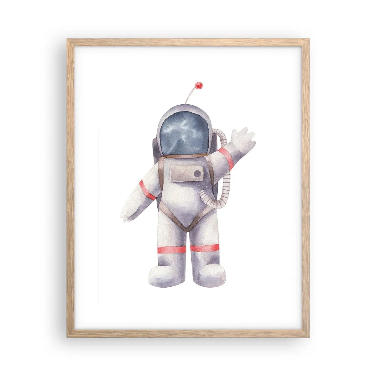 Poszter világos tölgy keretben - Akkor szia! - 40x50 cm