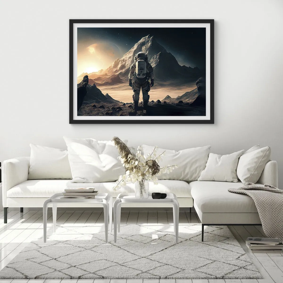 Poszter fehér keretben - Új kihívás - 70x50 cm