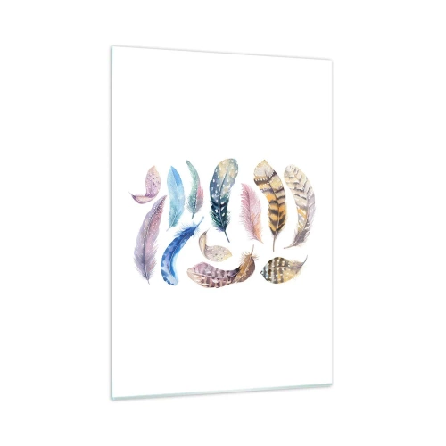 Üveg kép - Könnyű, tarka és sokszínű - 50x70 cm