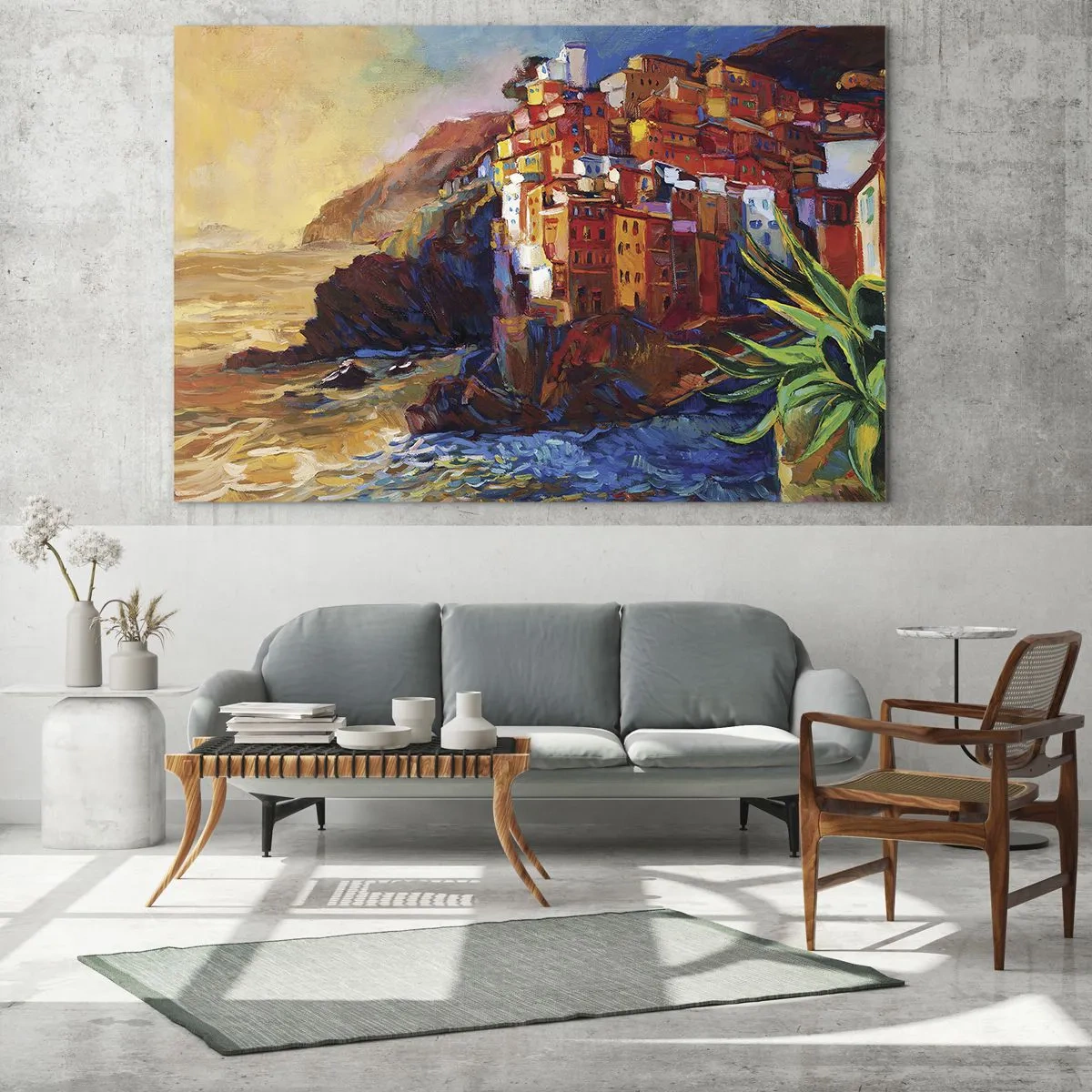 Üveg kép - Olasz hangulatok - 100x70 cm