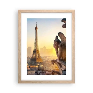 Poszter világos tölgy keretben - Sok minden változott... - 30x40 cm