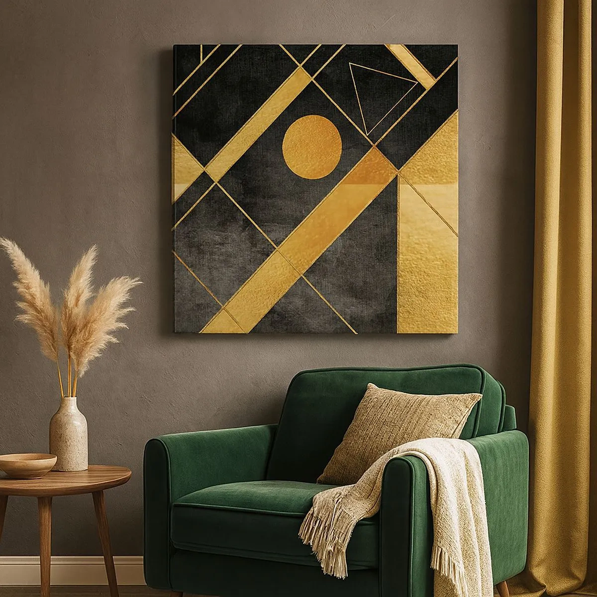 Vászonkép - A sivatag napja - 30x30 cm