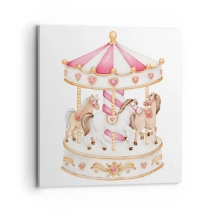 Vászonkép - A gyermekkor édes világa - 70x70 cm