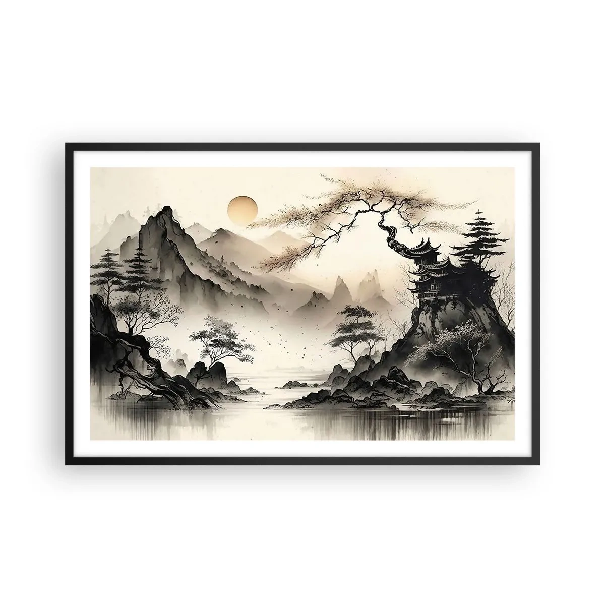 Poszter fehér keretben - A Kelet egyedülálló varázsa - 91x61 cm