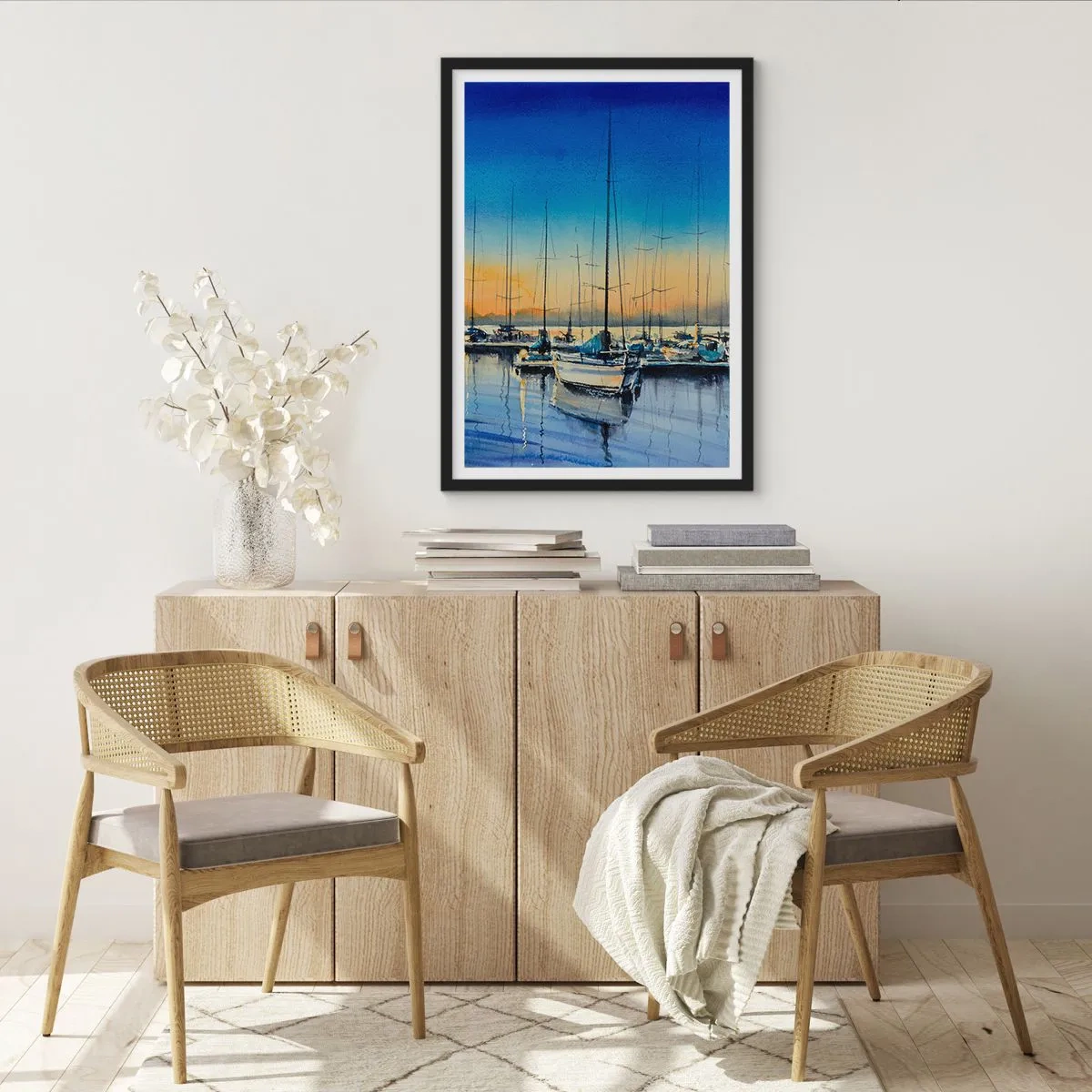 Poszter fehér keretben - Egy szép nap vége - 40x50 cm