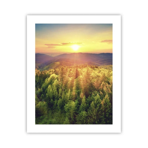 Poszter - Hegytetők és csúcsok - 40x50 cm