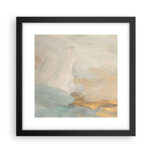 Poszter fehér keretben - Absztrakció - a szelídség földje - 30x30 cm