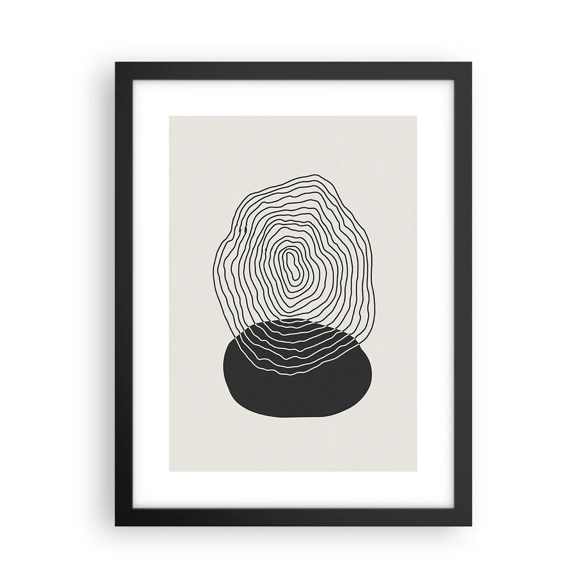 Poszter fehér keretben - Létezés és rángatózás - 30x40 cm