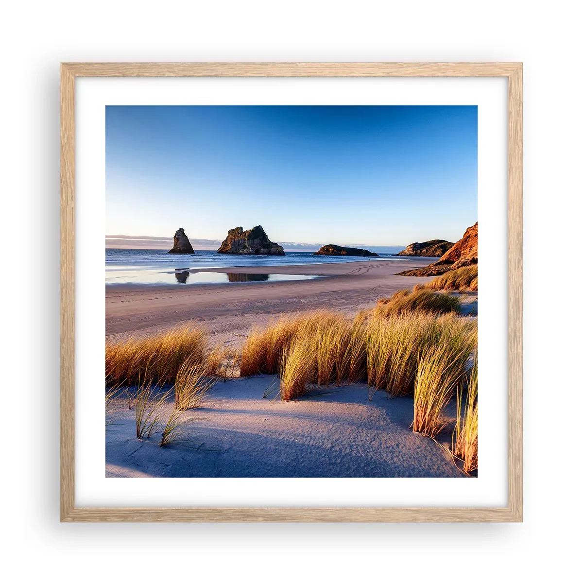 Poszter világos tölgy keretben - A nyugalmat keresőknek - 50x50 cm