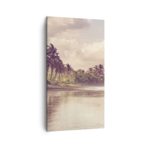 Vászonkép - A hullámok simogatása - 45x80 cm