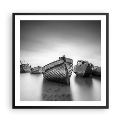 Poszter fehér keretben - Csak emlékek... - 60x60 cm