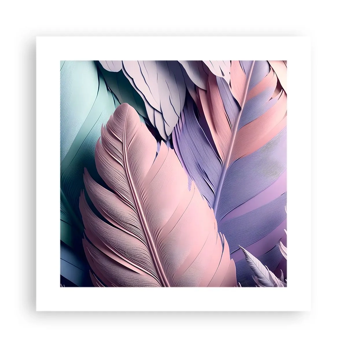 Poszter - Madár sikk - 40x40 cm