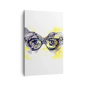 Vászonkép - Kék szemüvegen keresztül - 80x120 cm