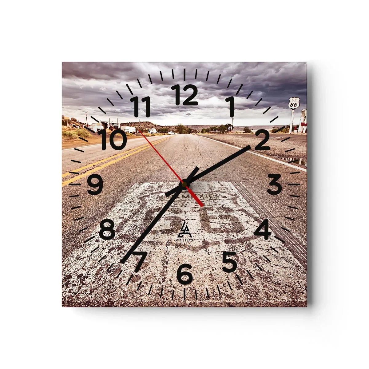 Falióra, Óra - Mother Road – amerikai legenda - 30x30 cm