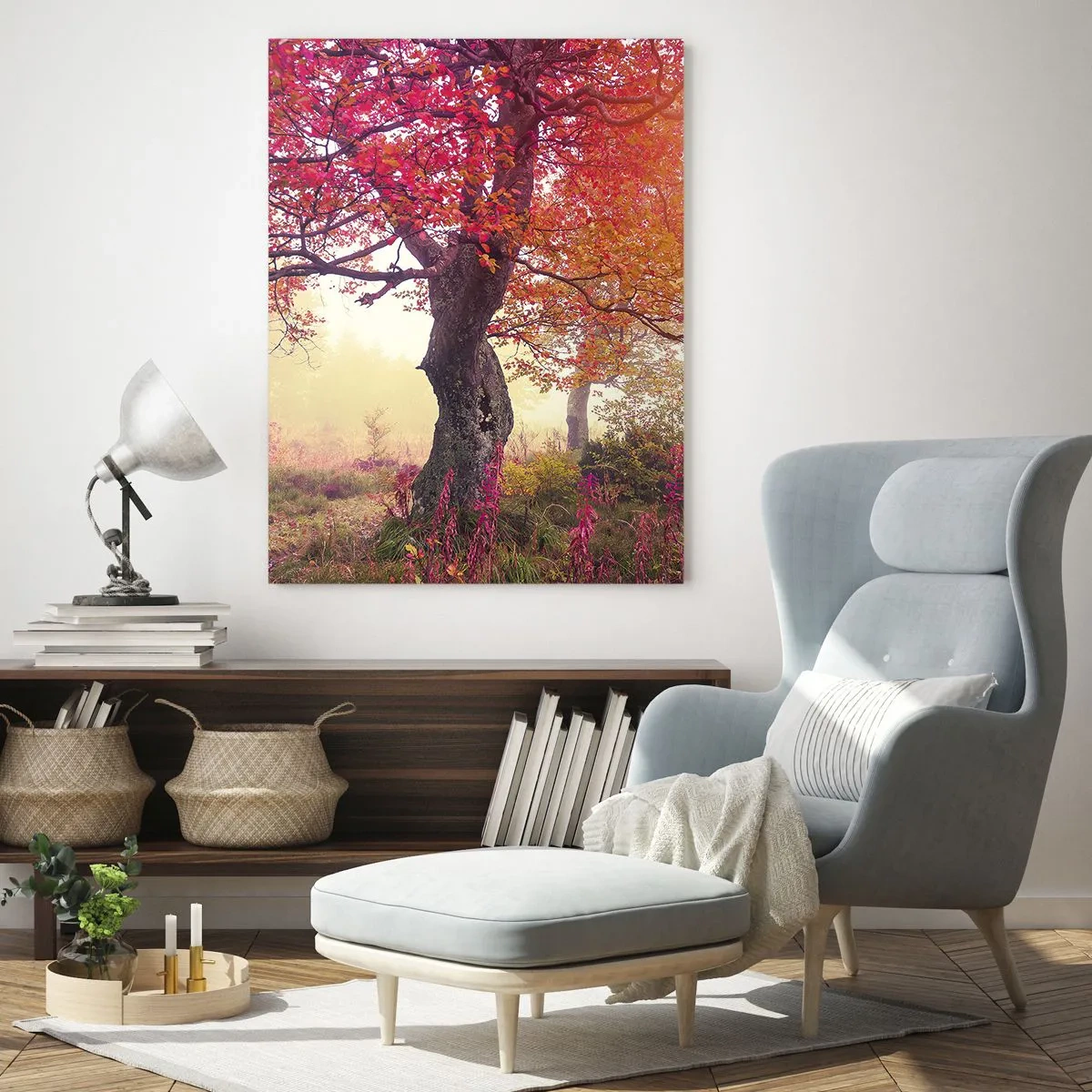 Üveg kép - Virágzás őrülete - 50x70 cm