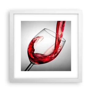 Poszter fekete keretben - Szín - mozgás - hang - 30x30 cm