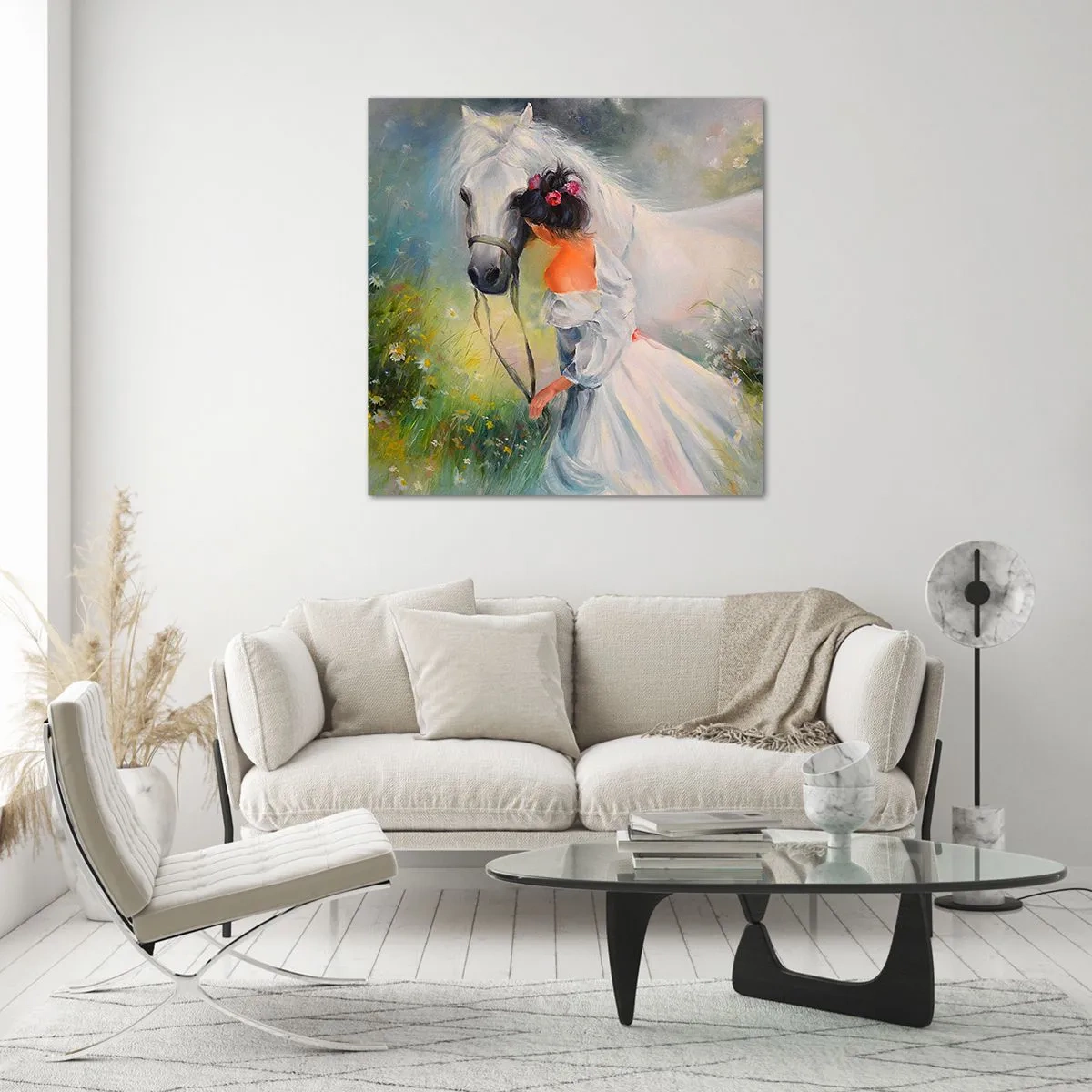 Üveg kép - Mint egy szép álomból - 40x40 cm