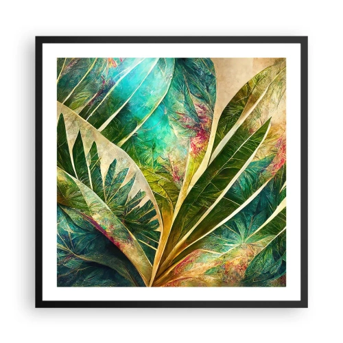 Poszter fehér keretben - A trópusok színei - 60x60 cm