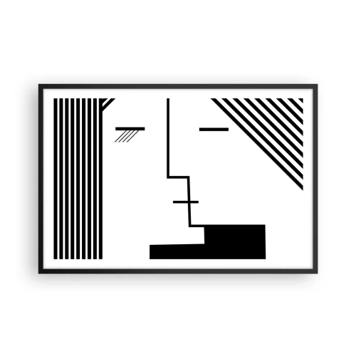 Poszter fehér keretben - Egyszerűen egy csók - 91x61 cm