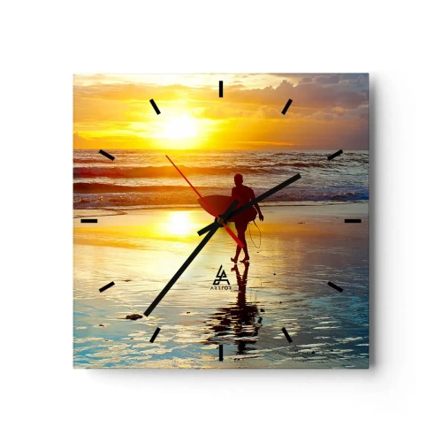 Falióra, Óra - A harcos visszatérése - 40x40 cm