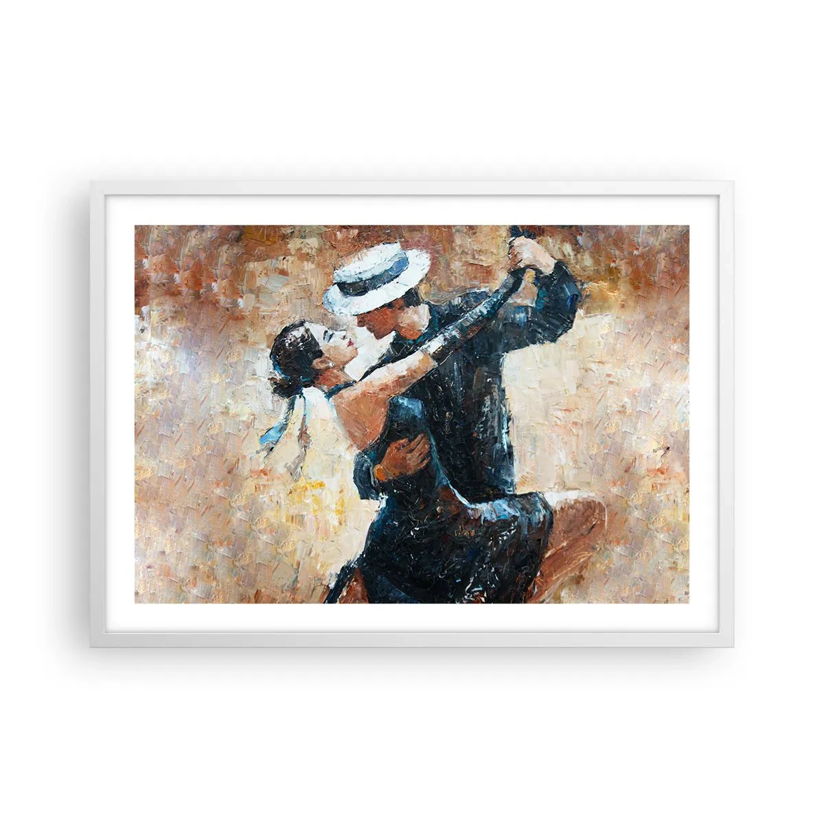 Poszter fekete keretben - A la Rudolf Valentino - 70x50 cm