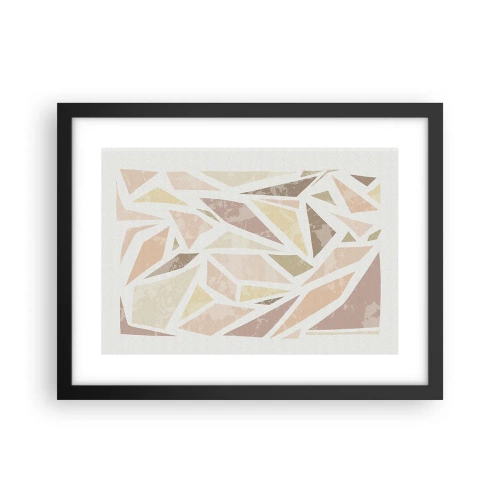 Poszter fehér keretben - Üvegfestmény kompozíció - 40x30 cm