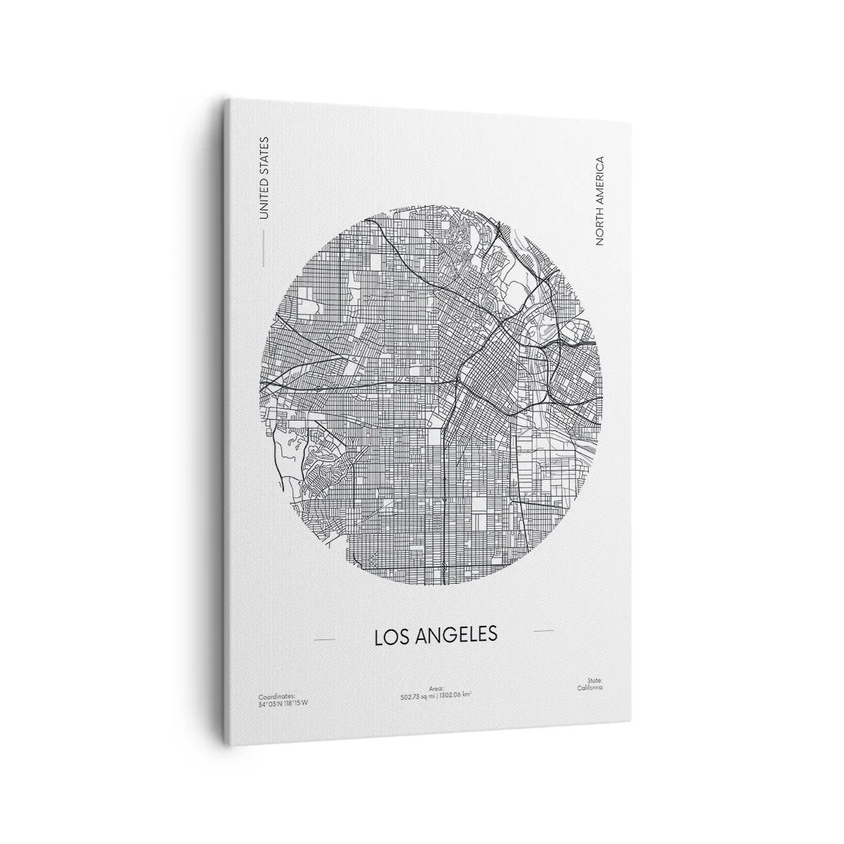 Vászonkép - Los Angeles anatómiája - 50x70 cm