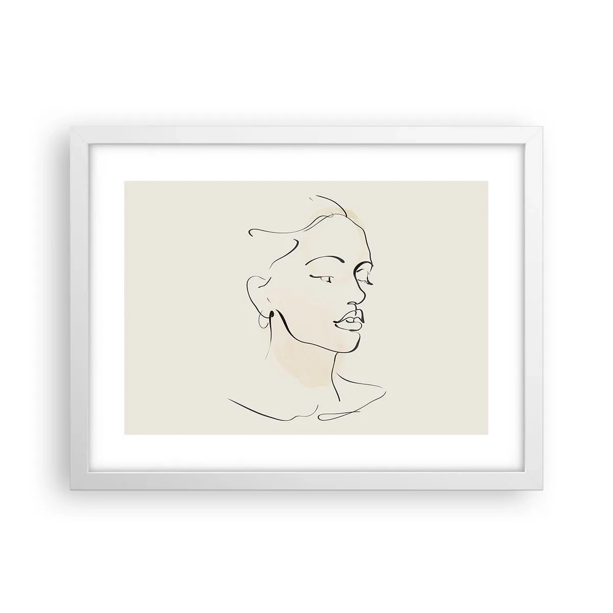 Poszter fekete keretben - Bizonyos vonallal - 40x30 cm