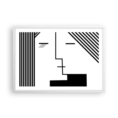 Poszter fekete keretben - Egyszerűen egy csók - 70x50 cm