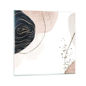 Üveg kép - Minden folyik - 40x40 cm