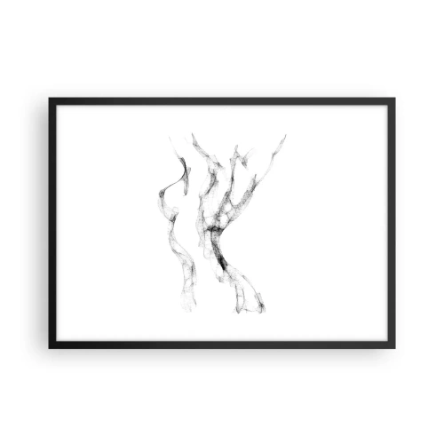 Poszter fehér keretben - Gyönyörű és erős - 70x50 cm