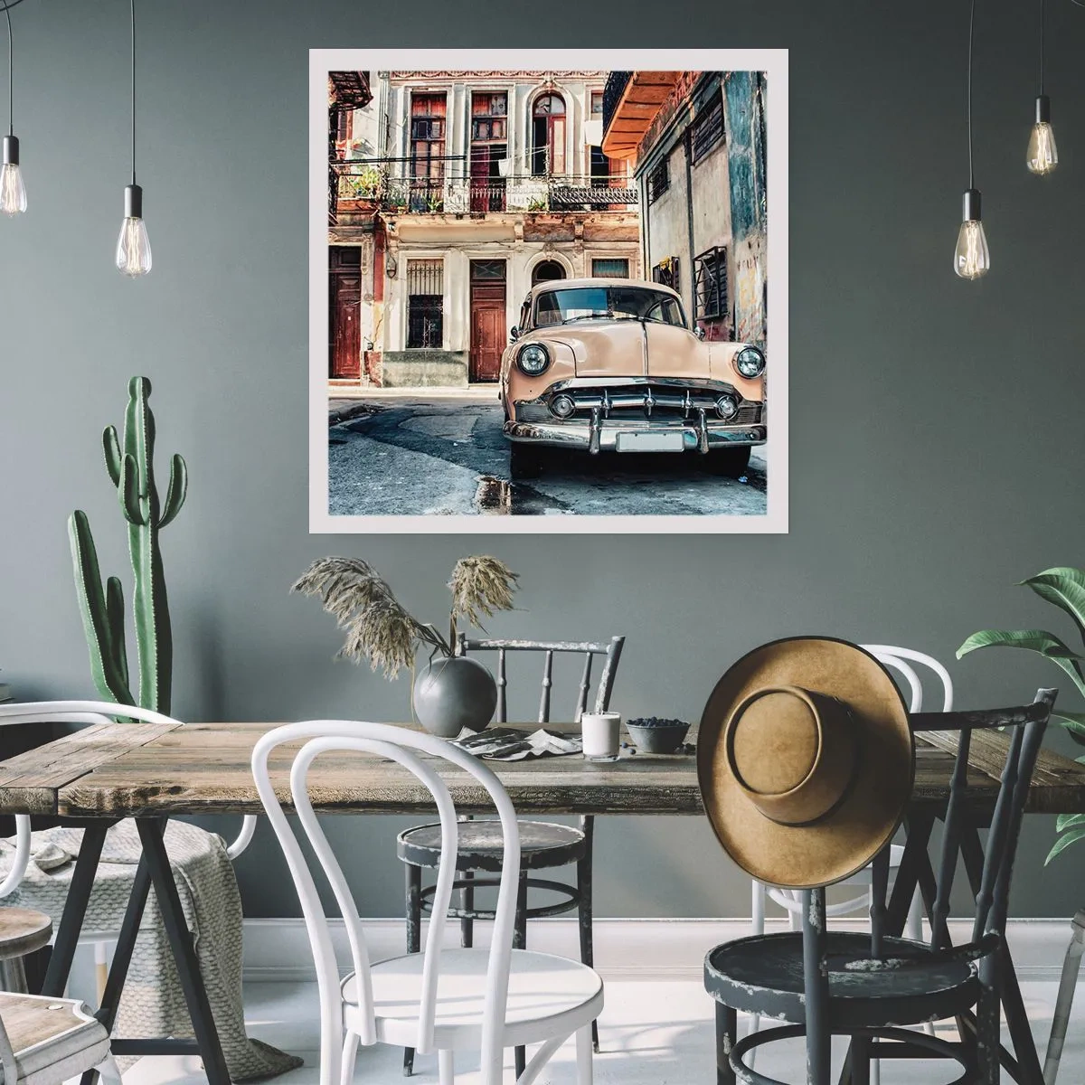 Poszter - A szieszta Havannában - 30x30 cm