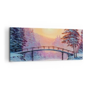 Vászonkép - Négy évszak - tél - 120x50 cm