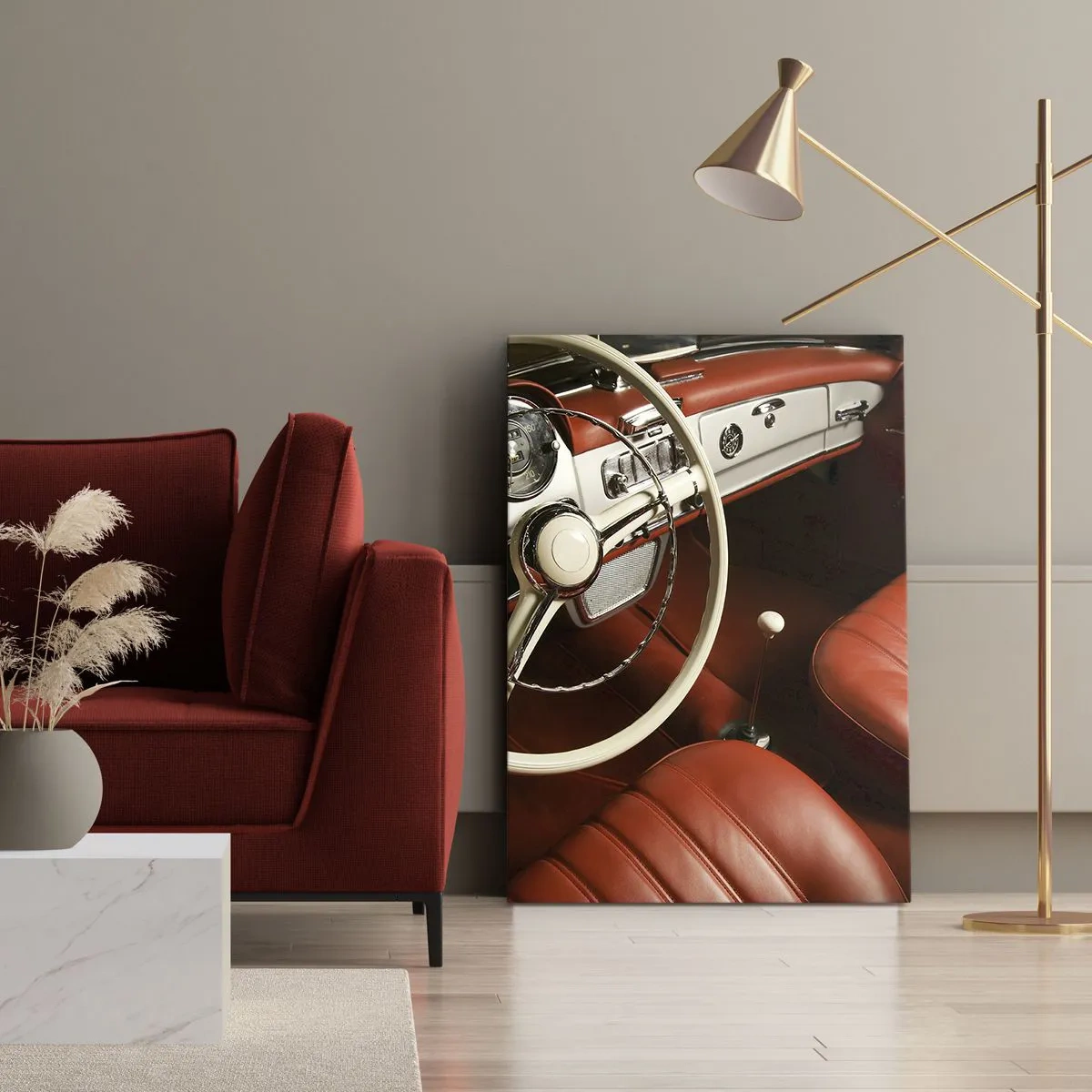Vászonkép - Luxus vintage stílusban - 55x100 cm