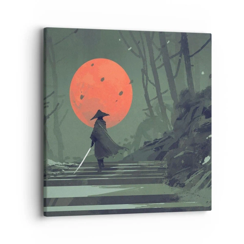 Vászonkép - Vörös hold harcosa - 40x40 cm
