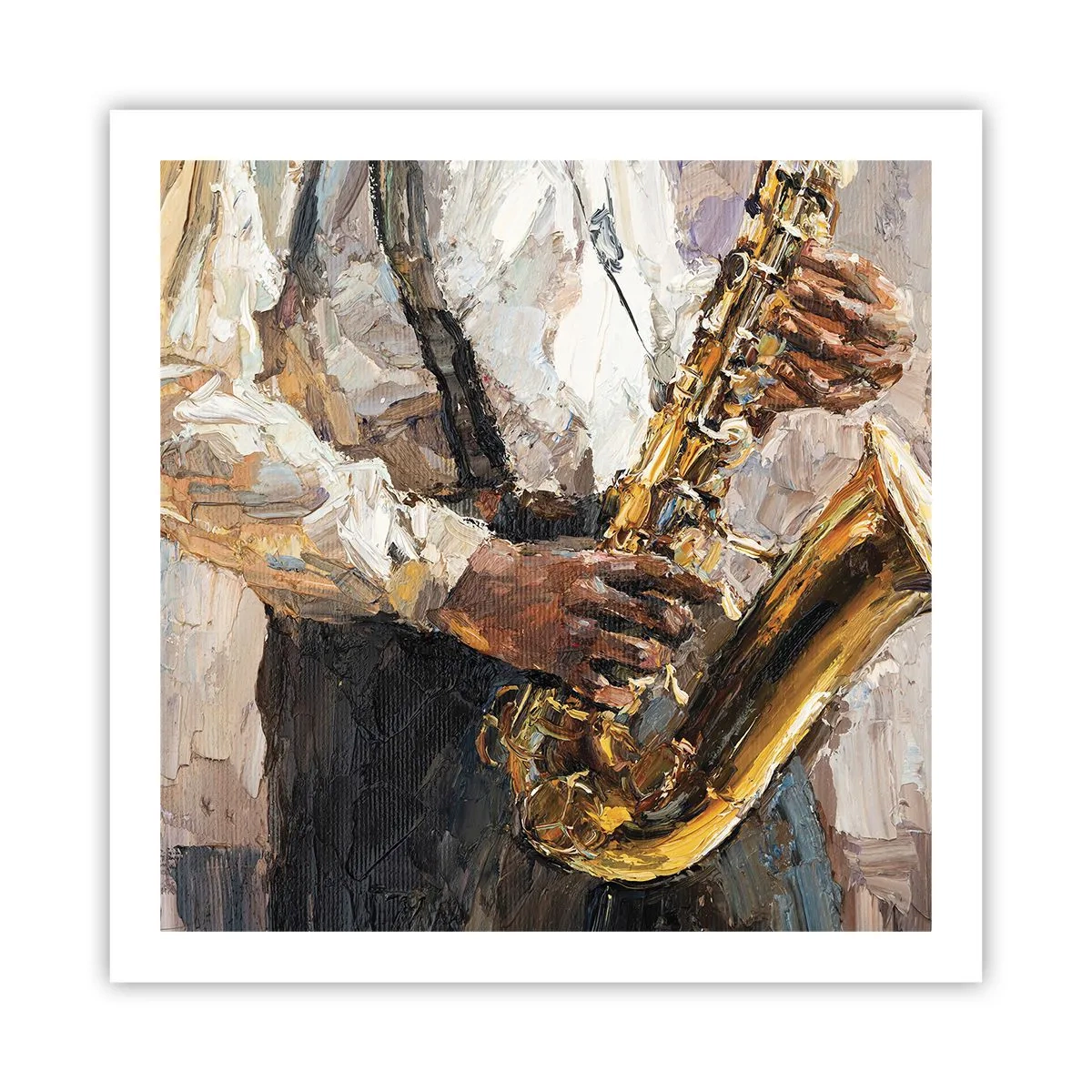 Poszter - Itt az idő egy szólóra - 60x60 cm