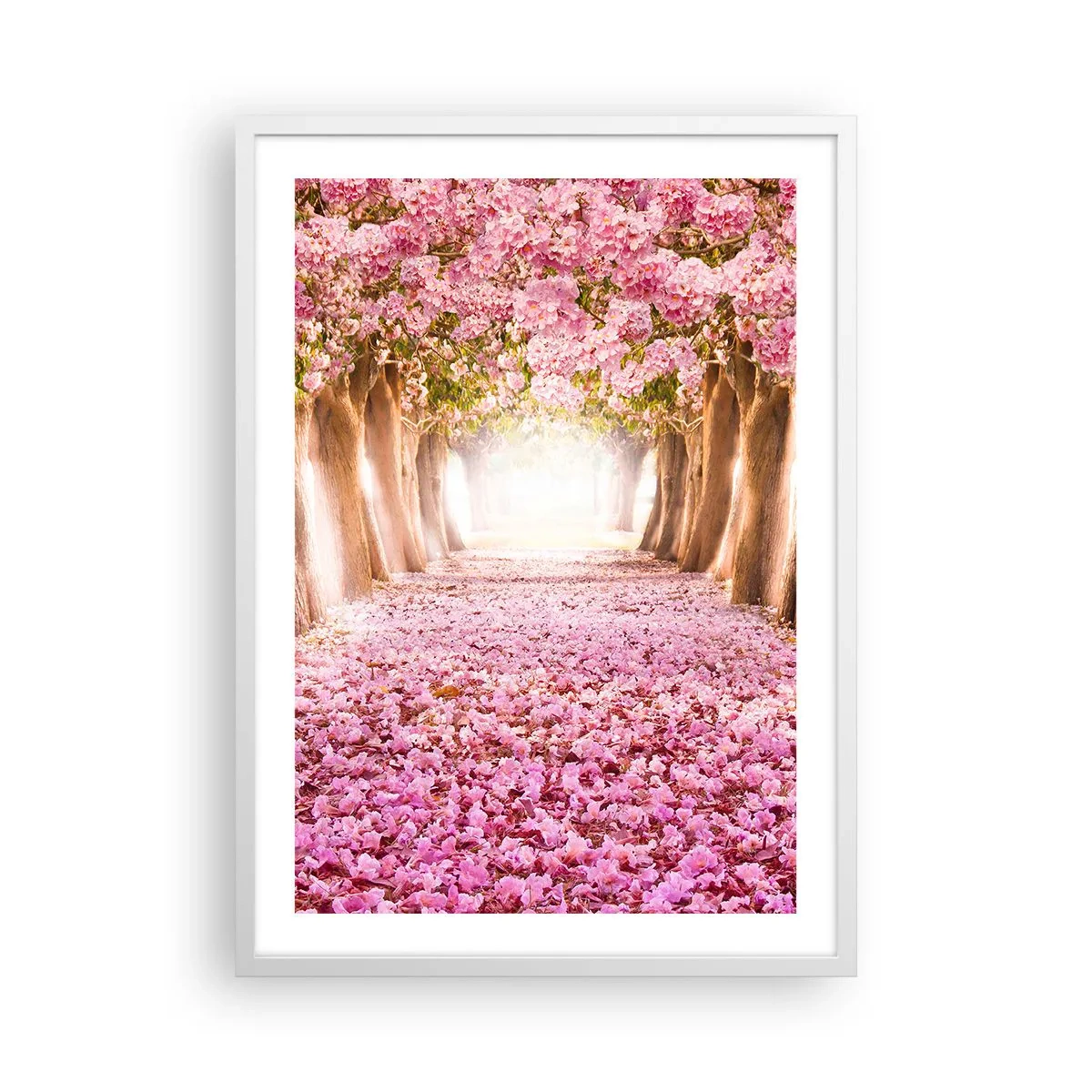 Poszter fekete keretben - Út a paradicsomba - 50x70 cm