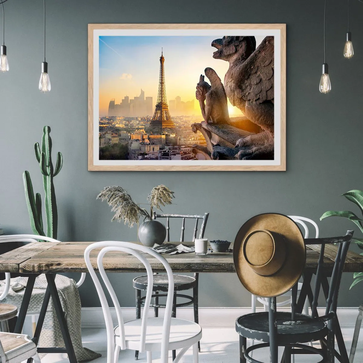 Poszter világos tölgy keretben - Sok minden változott... - 50x40 cm